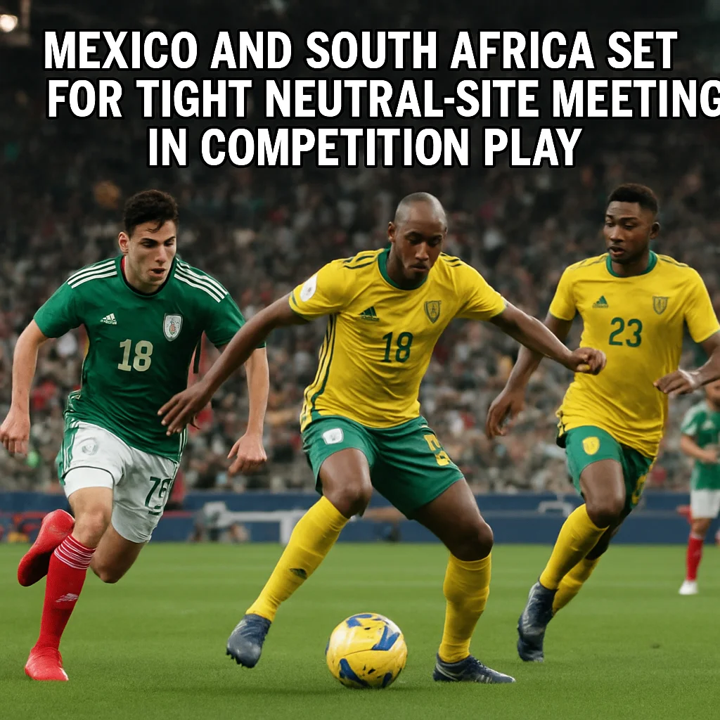 Mexico and South Africa set for tight neutral-site meeting in competition play